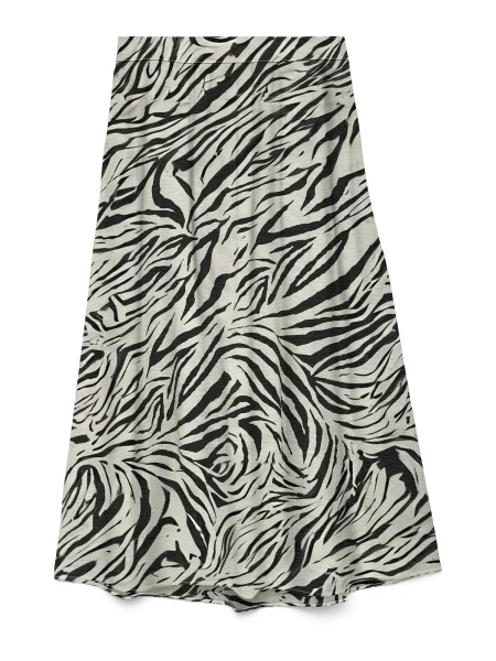 VERO MODA Fustă VMJOSIE bej deschis negru