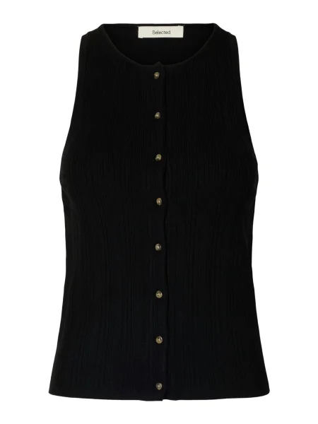 SELECTED FEMME Vestă tricotată SLFTRIXIE' negru