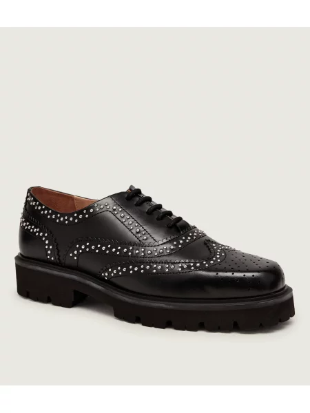 Marella De piele pantofi Mlaleale negru