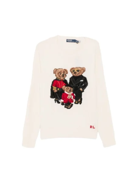 Sweter Polo Ralph Lauren biały
