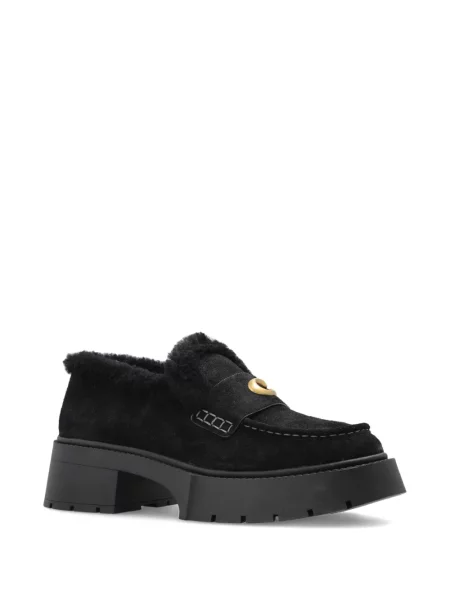 Pantofi loafer Coach negru