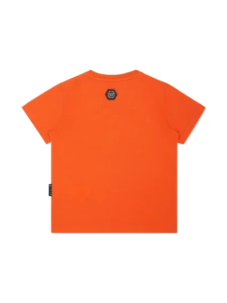 Dětské tričko Philipp Plein oranžové