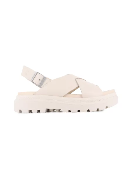 Palladium Pallacruise Crossed Almond Milk M Kobiety Sandały Palladium Jasnobrązowy Size: