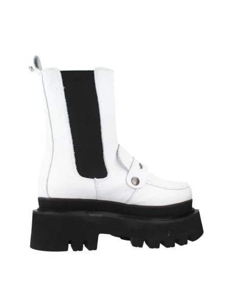 Pantofi Yellow alb