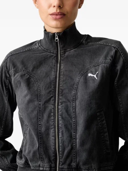 Scurt geacă Puma din țesătură twill negru
