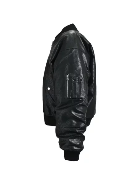 Kožená bunda Breath černá