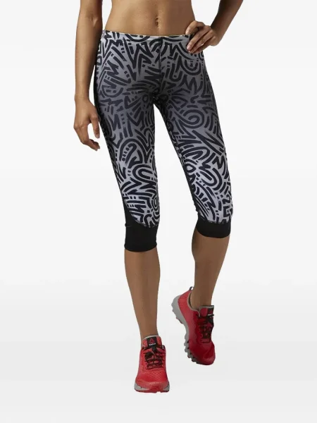 Leggings Reebok alergare gri