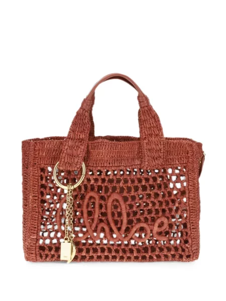 Geantă shopper Chloé maro