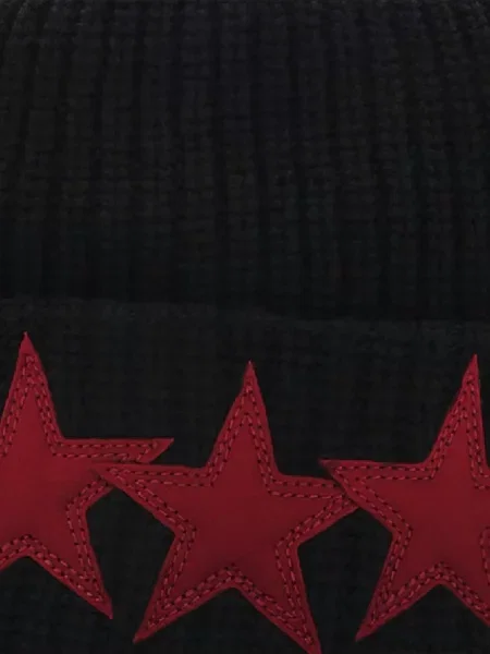 Шапка Chrome Hearts със сърца черно