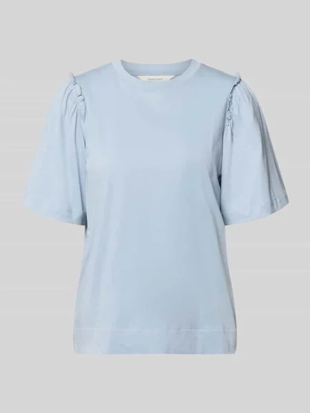 Krój regular fit t-shirt z czystej bawełny model PENELOPE' Selected Femme