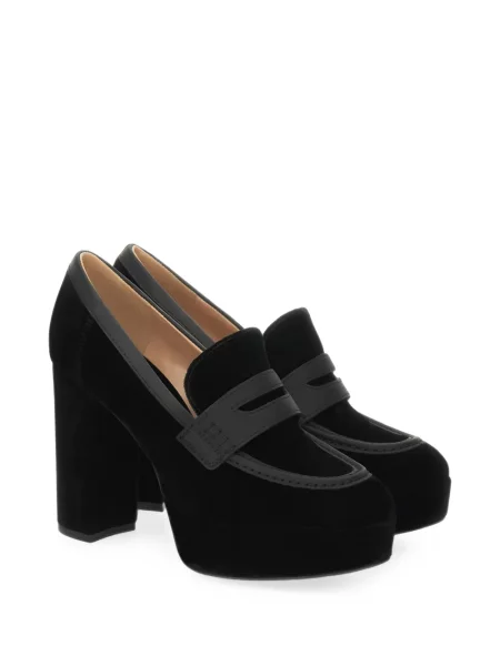 Pantofi cu toc Gianvito Rossi cu platformă negru