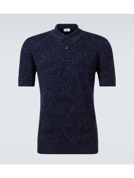 Pulover Etro de lână albastru