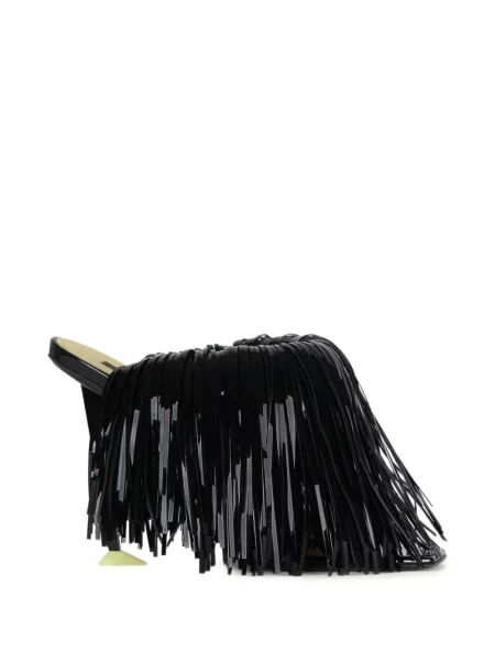 Papuci tip mules Givenchy din piele de lac negru