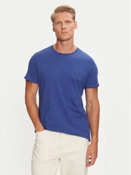 Tommy Jeans tričko pánske modrá