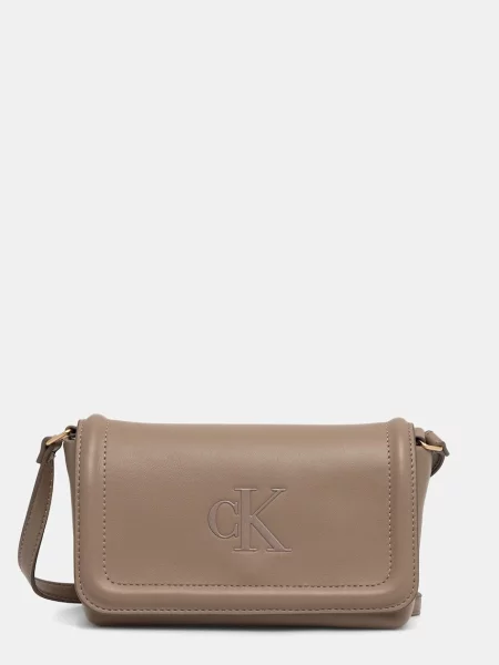 Чанта Calvin Klein бежово
