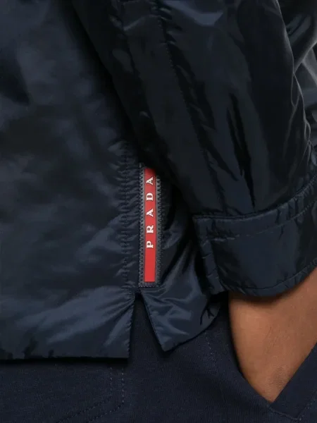 Cămașă Prada Linea Rossa albastru