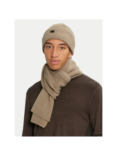 Jack & Jones Set Fular și Căciulă verde