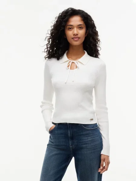 Tommy Jeans Sveter biela