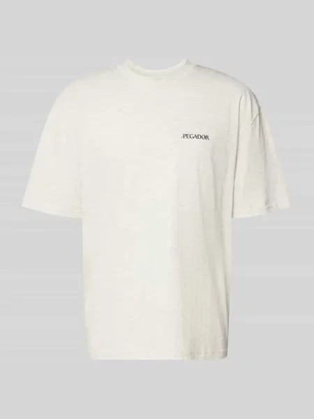 Oversized t-shirt z nadrukiem z logo model Miles' Pegador