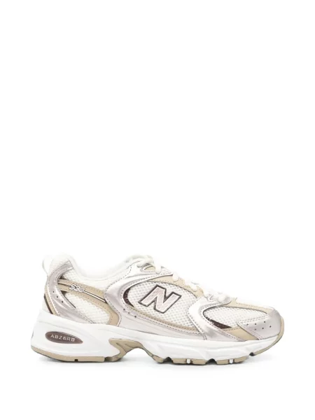 Sneakerși New Balance 530 din piele de căprioară gri