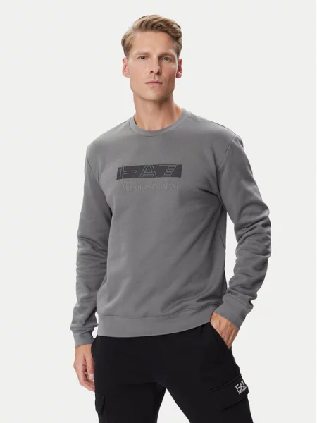 Mikina Emporio Armani Ea7 sivá