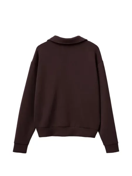 Gulerat lung tricou polo Benetton maro