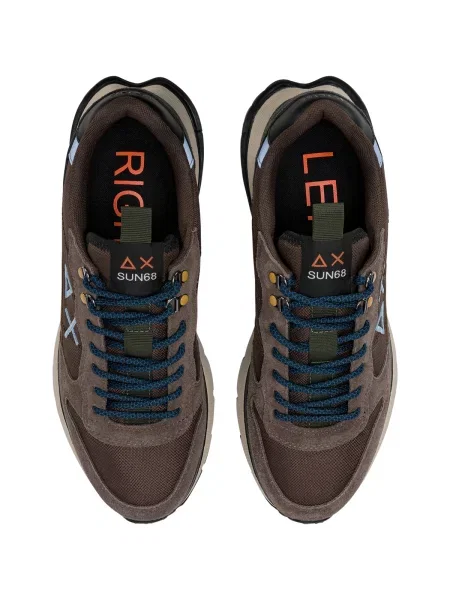 Pantofi Sun68 maro
