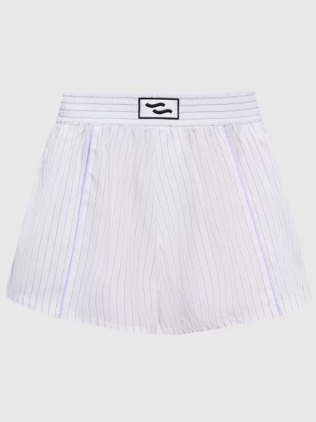 Шорты Ssheena в полоску белые