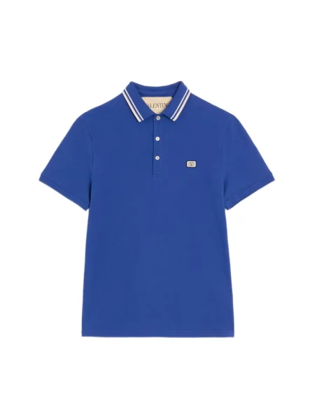 Koszulka polo Valentino niebieska