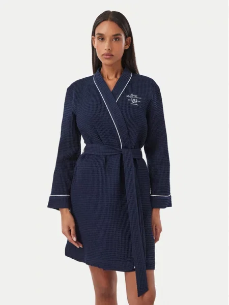 LAUREN RALPH LAUREN Szlafrok granatowy