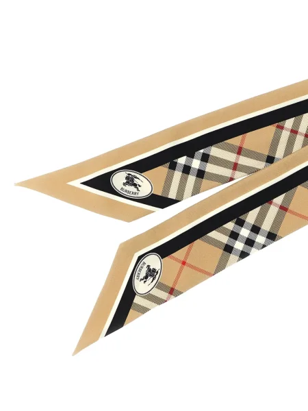 Sutien Burberry de mătase în carouri