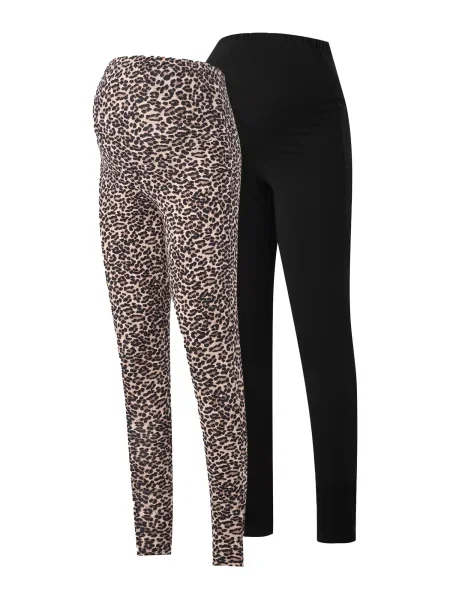 Only Maternity Leggings OLMLOVELY bej negru