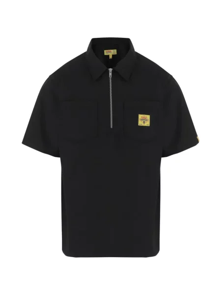 Tricou polo Icecream cu imagine negru