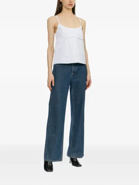 Top Rag & Bone fără mâneci alb