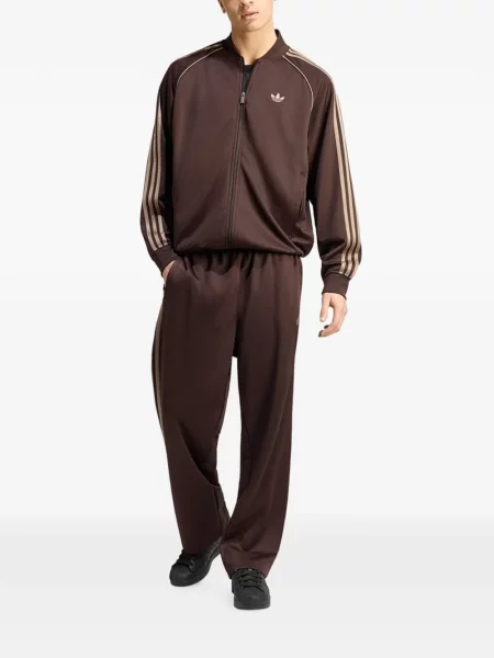 Sală de gimnastică hanorac Adidas cu autograf maro