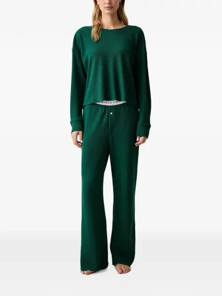 Ριγέ ρετρό μποτάκια Polo Ralph Lauren με σχέδιο μπλε