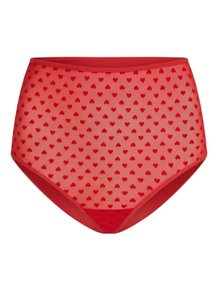 Chiloți Marlies Dekkers cu motiv cu inimi roșu