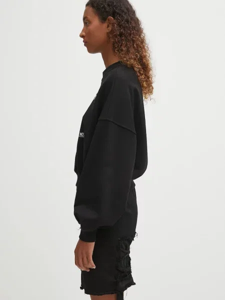 Кофта Fiorucci Cupid Love Club Print Cropped візерунок чорний