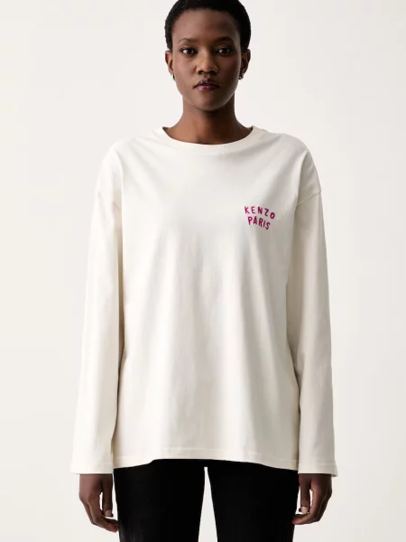 Kenzo longsleeve Boke Heart beżowa