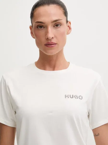 HUGO футболка з модалем CASUAL T-SHIRT