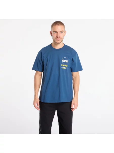 Koszulka PLEASURES Turntable T-Shirt Blue S niebieska