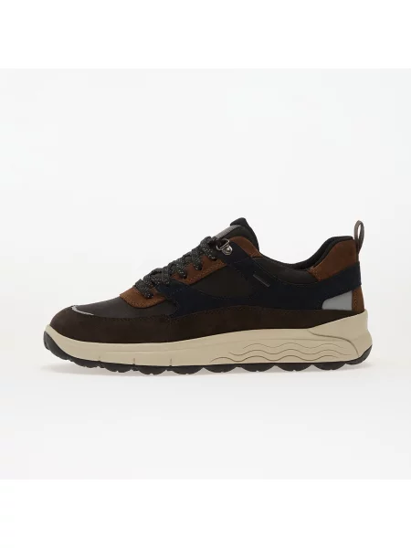 Sneakersy Geox zamszowe brązowe