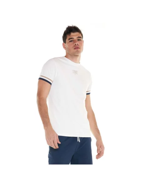 Scurt tricou Leone 1947 cu mâneci scurte alb