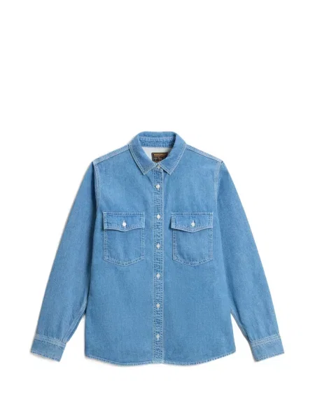 Cămașă Woolrich albastru
