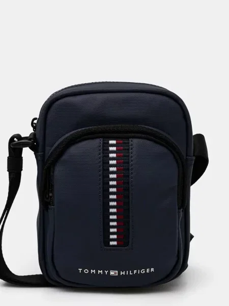 Чанта през рамо Tommy Hilfiger тъмносиньо черно