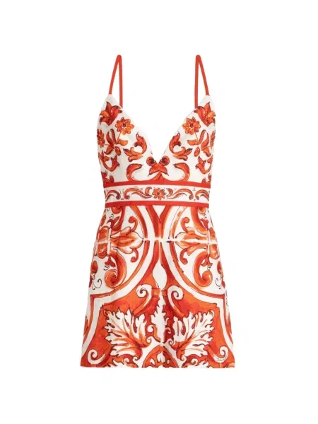 Rochie Dolce & Gabbana cu imagine alb