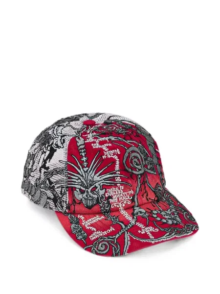 Șapcă Supreme cu broderie plasă roșu