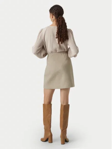 Pouzdrová sukně Vero Moda béžové