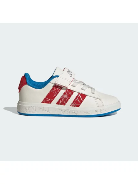 ADIDAS SPORTSWEAR Sportovní boty Marvel Spider-Man Grand Court červená / černá bílá