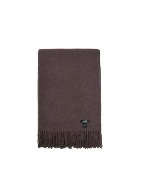 GOBI Cashmere Fular Unisex Cashmere Fringed Scarf cappuccino maro